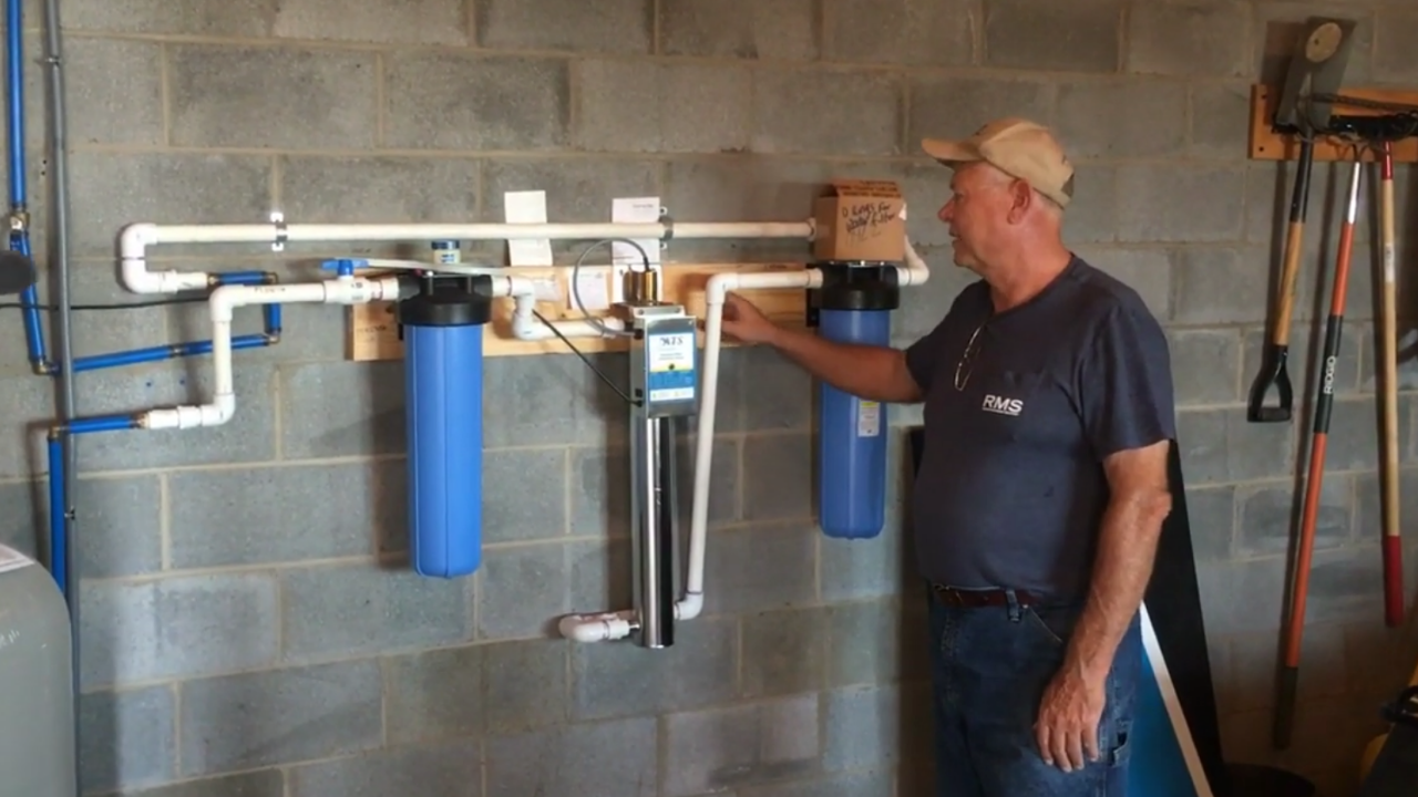 3000 Gallon Residential Rainwater Harvesting System in Virginia