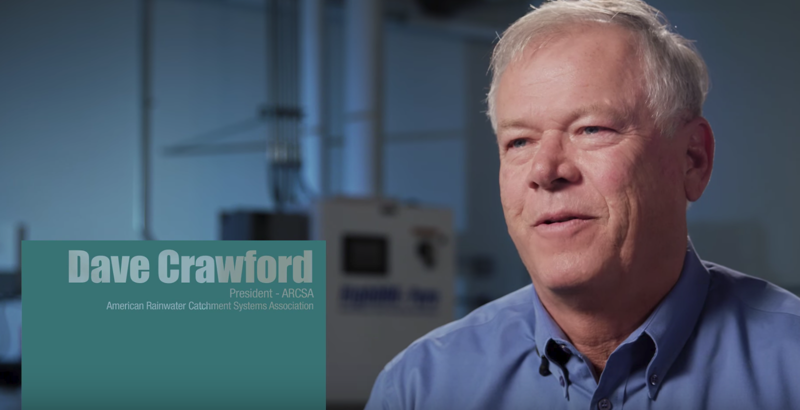 RMS CEO David Crawford - Rainwater Conservation is a Global Issue