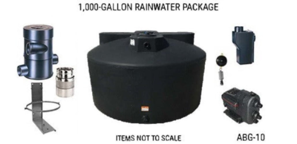 1,000 Gallon Rainwater Tank Kit