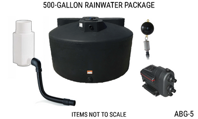 500 Gallon Rain Collection Tank System