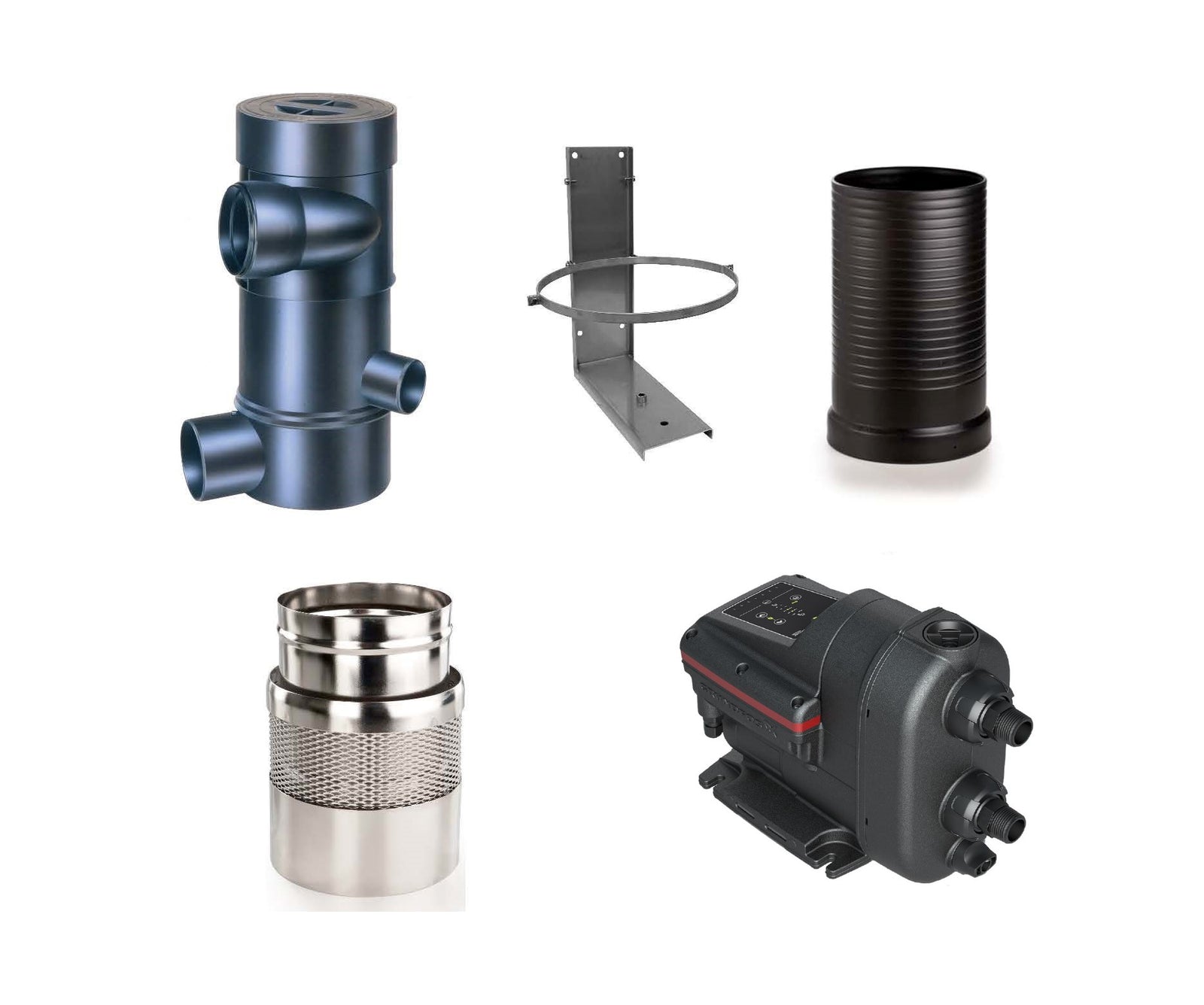 5,500 Square Foot Rainwater Collection Kit Above Ground