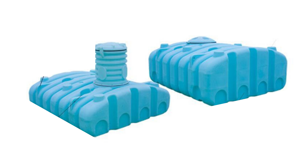 Den Hartog 1500 Gallon w/ Burial Lid Aquifer Low-Profile Cistern Water Tank