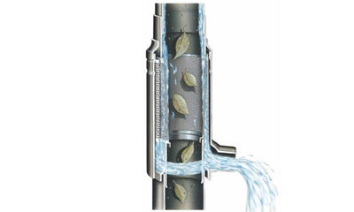 WISY Polypropylene Downspout Rainwater Filter