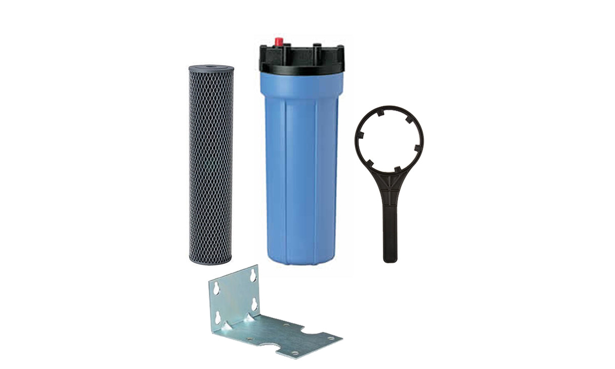 10 Inch Big Blue Water Filter Housing Package