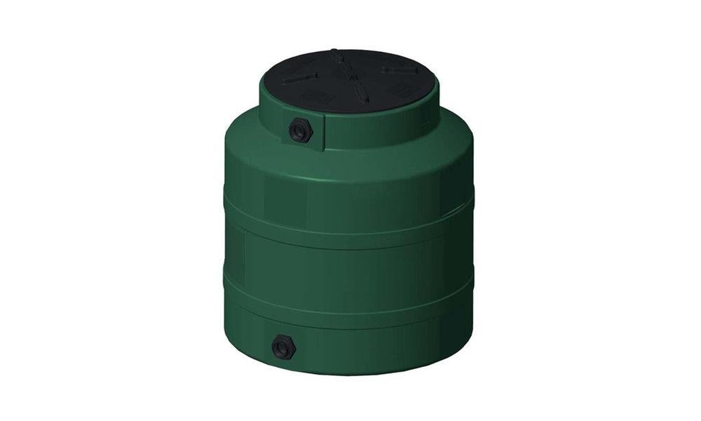 synder 300 gallon verticle rainwater storage tank