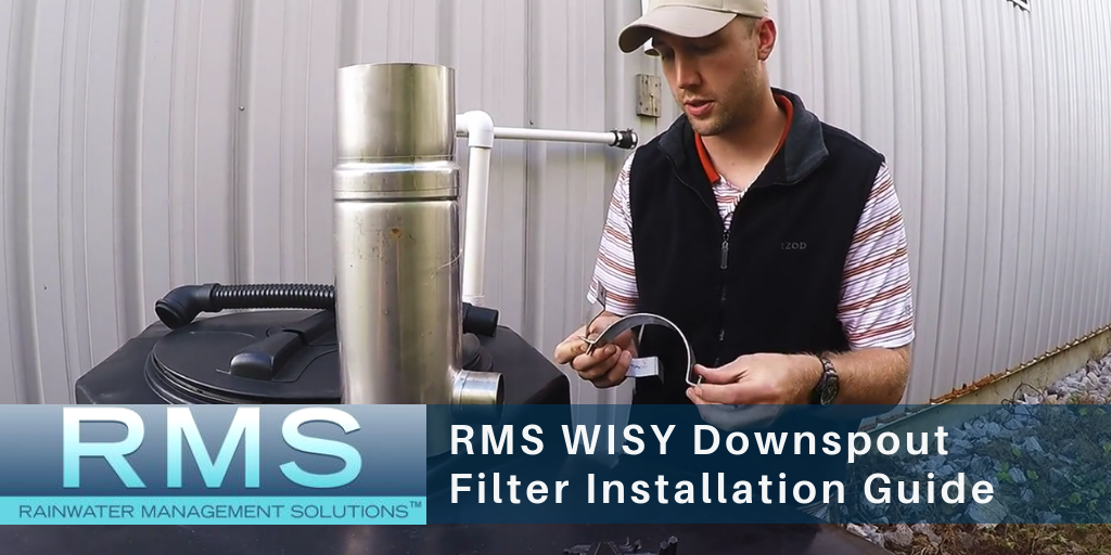 How to Install the WISY Downspout Filter (Rainwater Harvesting)