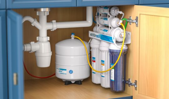 home water filtration system installation