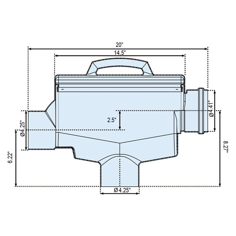 SlimRain 100 Horizontal Rainwater Filter - Image 5